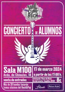 Academia Clave de Rock, c/Julio césar, n13. Cp 14007 Córdoba